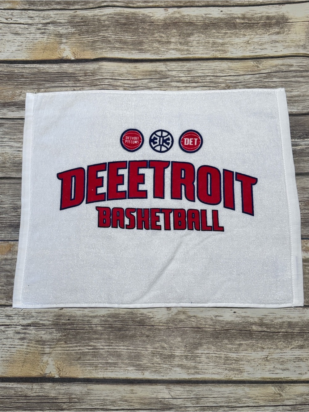 2026 Detroit Pistons Game 7 Giveaway Towel White Playoff Rally Towels